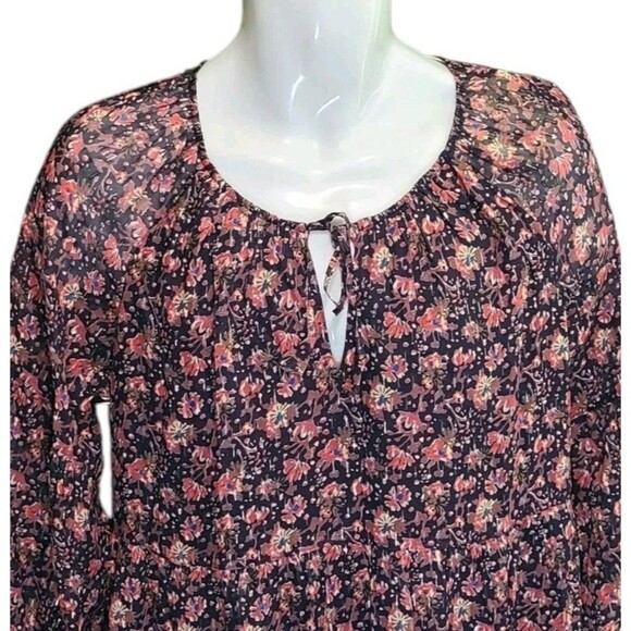 Faherty Silk Stargaze Floral Bloom Dress NWT - Picture 8 of 14